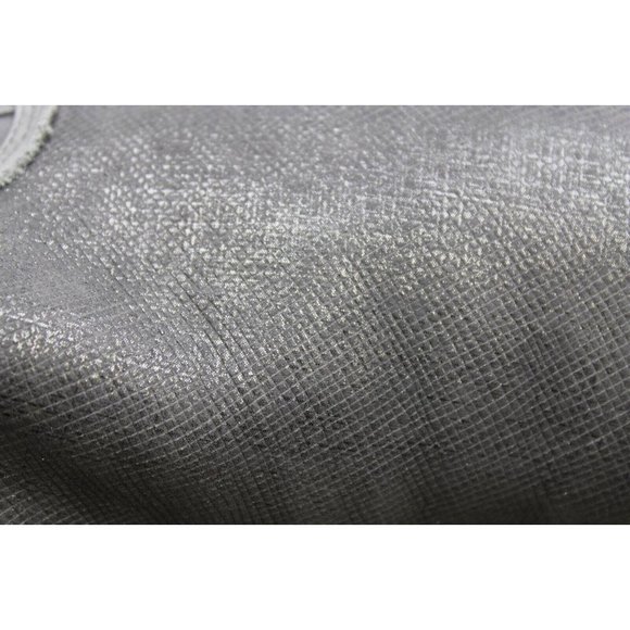 Ecco Soft 5 Slip On Shoes Women's 40 Gray Metallic Leather Cushioned Round Toe - Picture 11 of 14